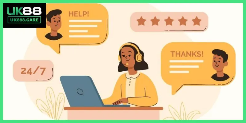 Gọi hỗ trợ qua hotline của UK88 siêu nhanh chóng