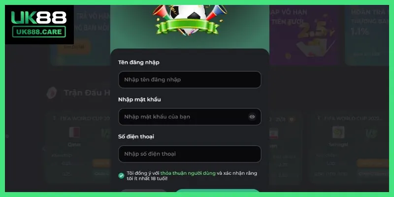 Đăng ký tài khoản UK88 và những quy định cần tuân theo