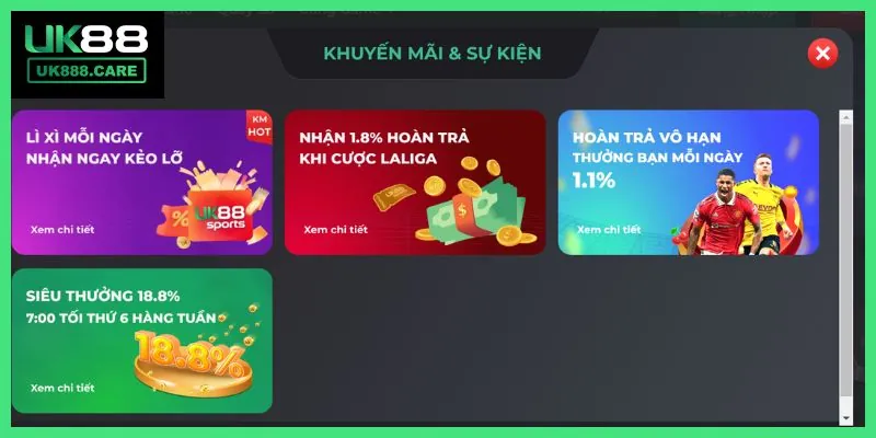 Giới thiệu UK88 và các chương trình khuyến mãi siêu khủng